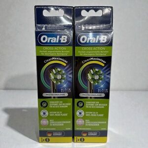 Oral-B CrossAction Toothbrush Heads 6 Pack CleanMaximiser Black, Dental Care